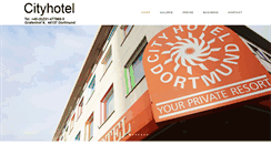 Desktop Screenshot of cityhoteldortmund.de