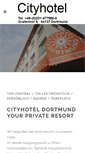 Mobile Screenshot of cityhoteldortmund.de